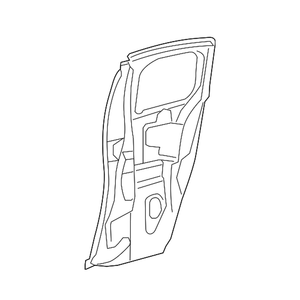 Carcasa de la puerta trasera del lado del conductor image