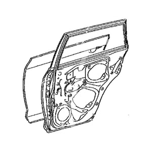 Rear Driver Side Door Shell image