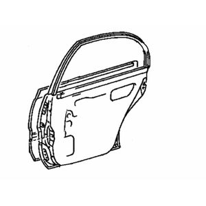 Carcasa de la puerta trasera del lado del conductor image