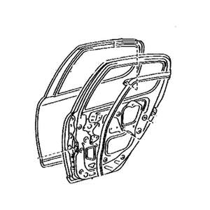 Rear Driver Side Door Shell image