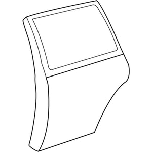 Carcasa de la puerta trasera del lado del conductor image