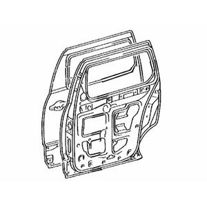 Carcasa de la puerta trasera del lado del conductor image
