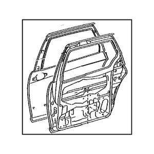 Rear Driver Side Door Shell image