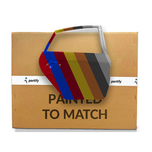 Carcasa de la puerta del lado del pasajero trasero image