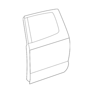 Rear Passenger Side Door Shell image