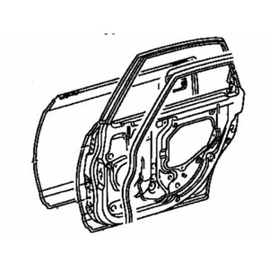 Rear Passenger Side Door Shell image