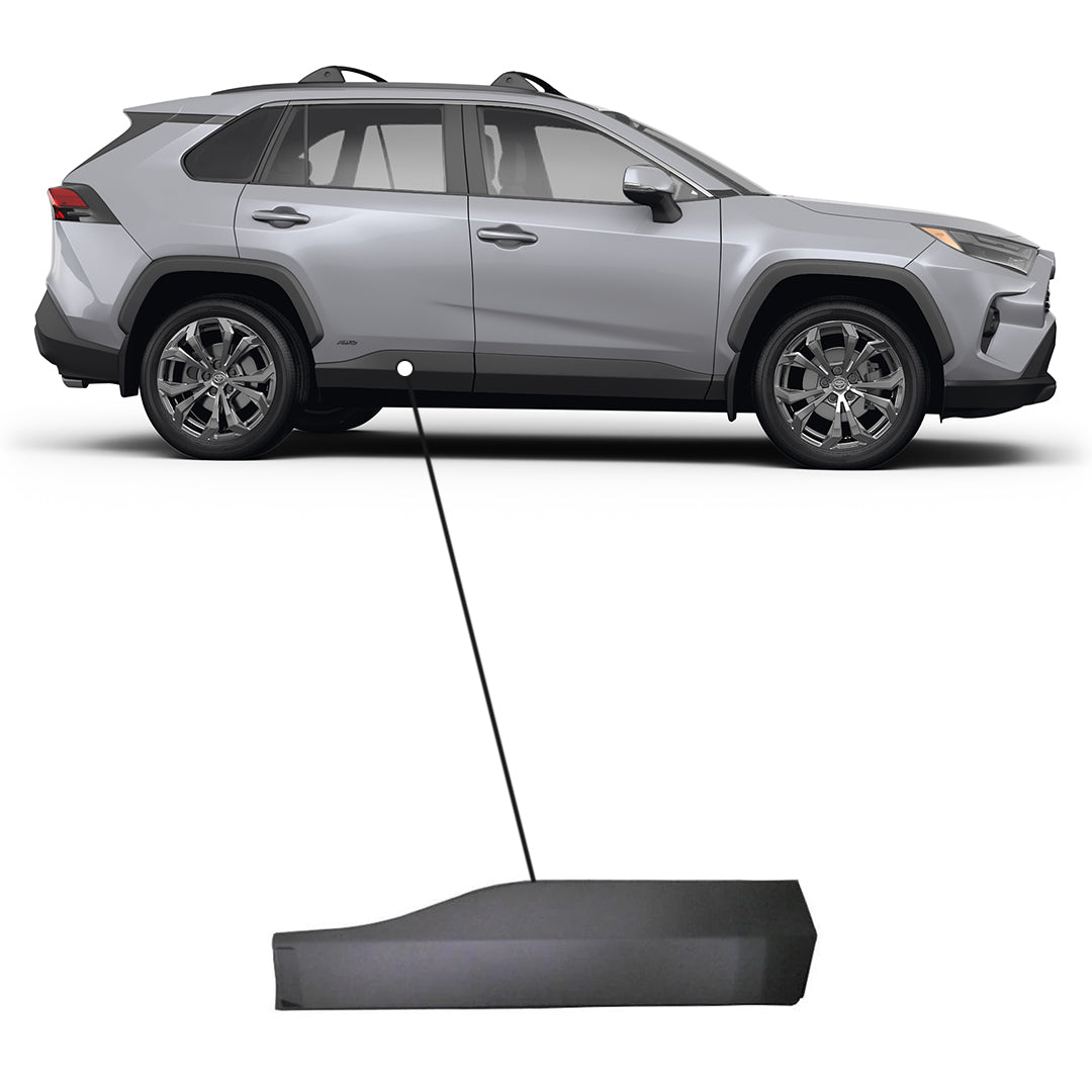 2019 Toyota RAV4 Passenger Side Rear Lower Door Molding 2019 Toyota RAV4 Passenger Side Rear Lower Door Molding