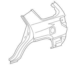 Passenger Side Quarter Panel image