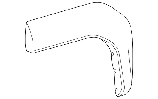 Toyota 4Runner Wheel Arch Molding TRD Pro On Quarter - TO1790145