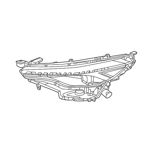 Toyota Corolla Cross Headlight Assembly Hybrid SE Without Logo - TO2502350