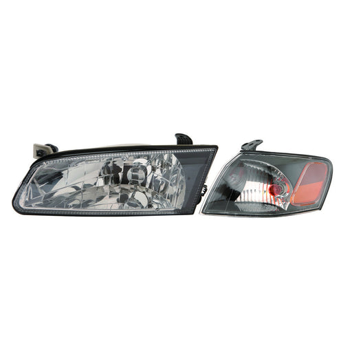 Toyota Camry Headlight Set Diamond Design W/Signal Lamp W/ Bezel Performance Set - TO2505120