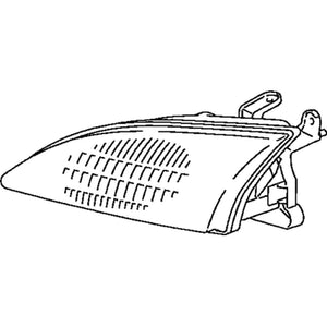 Driver Side Headlight Lens Housing image