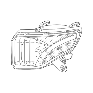 Driver Side Headlight Lens Housing image