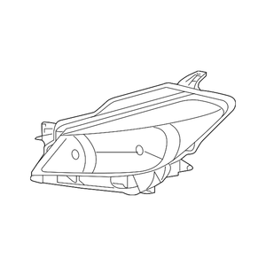 Driver Side Headlight Lens Housing image