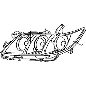 Passenger Side Headlight Lens Housing image