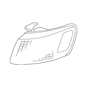 Front Passenger Side Turn Signal Light Lens / Housing image