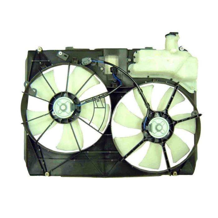 Toyota Sienna CAPA Certified Engine Cooling Fan Assembly Includes Motors/Blades/Shroud W/O Towing Package - TO3115135C