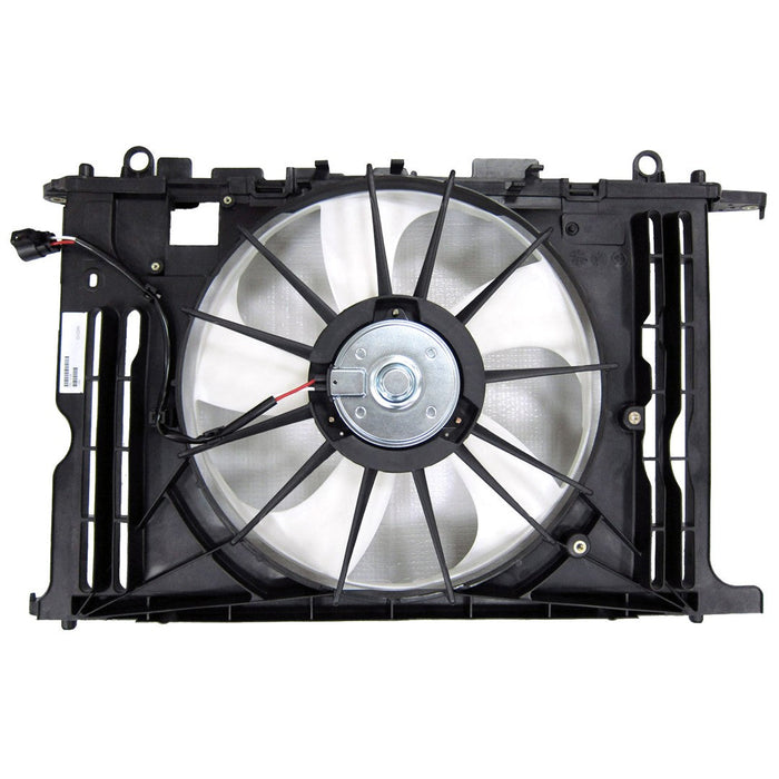 Pontiac Vibe/Toyota Corolla/Matrix CAPA Certified Engine Cooling Fan Assembly Motor/Blade/Shroud Single Fan Assembly 1.8L L4 - TO3115156C