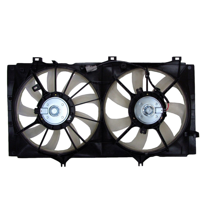 Toyota Camry Base/LE/SE/XLE CAPA Certified Engine Cooling Fan Assembly W/Towing Pkg Motor/Blade/Shroud Dual Fan Assembly 2.5L L4 - TO3115163C