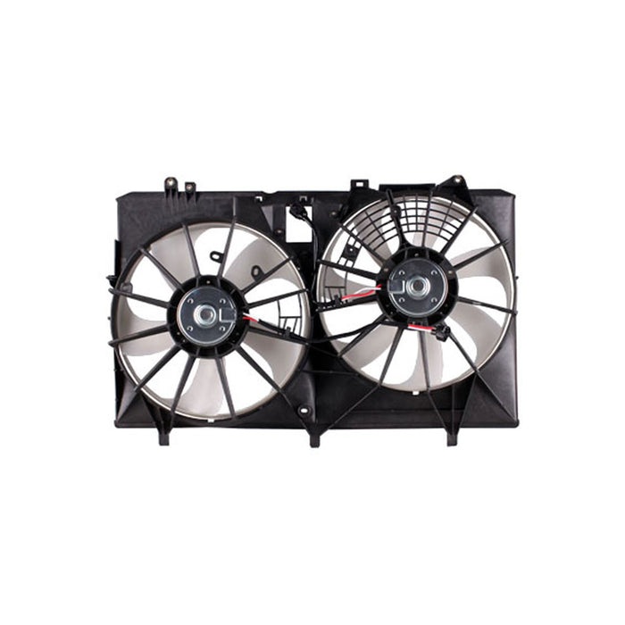 Lexus RX350/Toyota Sienna Engine Cooling Fan Assembly Canada Built W/Towing Pkg Motor/Blade/Shroud Dual Fan Assembly 3.5L V6 - TO3115168