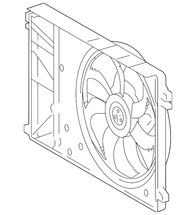 Subaru/Toyota Solterra/bZ4X Engine Cooling Fan Assembly - TO3115227