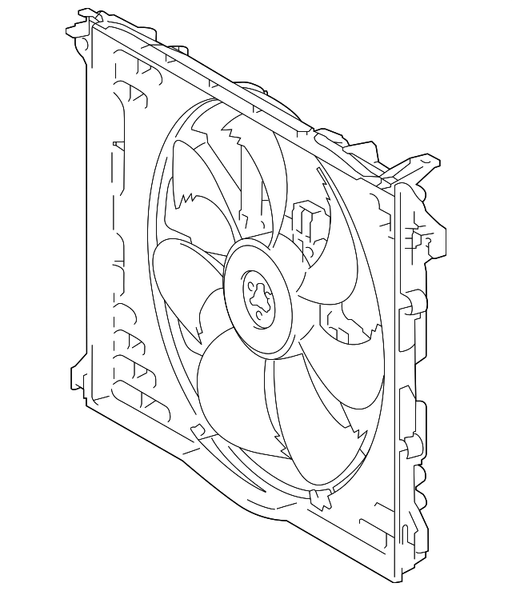 Toyota Mirai Engine Cooling Fan Assembly - TO3115228