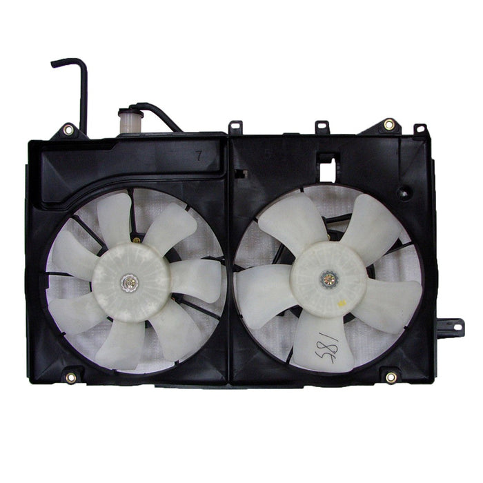 Toyota Prius CAPA Certified Engine Cooling Fan Assembly Motor/Blade/Shroud Dual Fan Assembly - TO3117100C