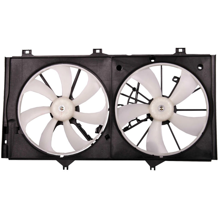 Toyota Avalon/Camry/Venza Engine Cooling Fan Assembly W/O Towing Pkg Motor/Blade/Shroud Dual Fan Assy 3.5L V6 - TO3117101