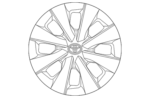 Toyota Corolla Set Of 4 Wheel Cap - TO5995112