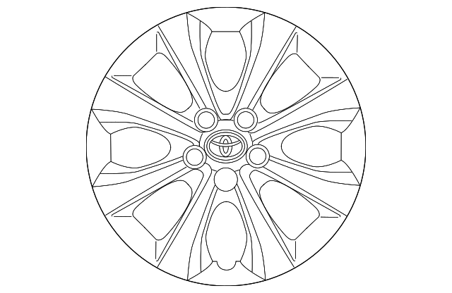 Toyota Corolla Set Of 4 Wheel Cap - TO5995114
