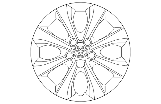 Toyota Corolla Set Of 4 Wheel Cap - TO5995114