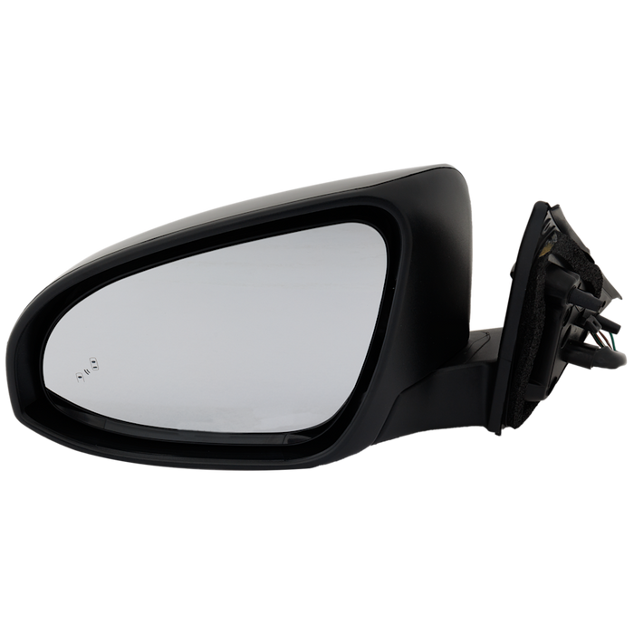 Toyota Camry Hybrid SE/Hybrid XLE/XLE Driver Side Door Mirror W/Blind Spot Detection W/Cover Assembly - TO1320316