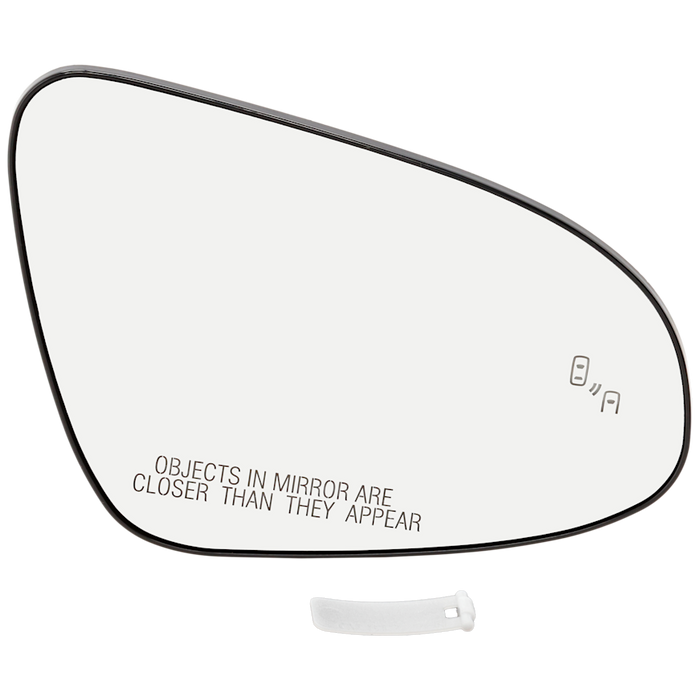 Toyota C-HR Passenger Side Door Mirror Glass W/Blind Spot Detection - TO1325137