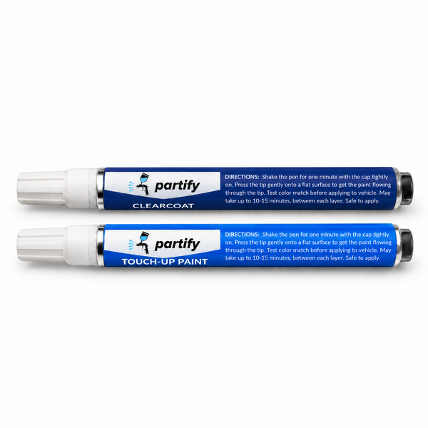 Partify touch-up paint and clearcoat pens