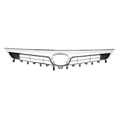 Toyota Avalon CAPA Certified Grille Matte Black With Chrome Moulding Without Pre-Collision Without Emblem - TO1200357C