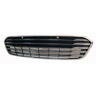 Toyota Avalon Lower CAPA Certified Grille Painted Silvr Gray With Chrome Moulding With Sensor Hole - TO1036153C