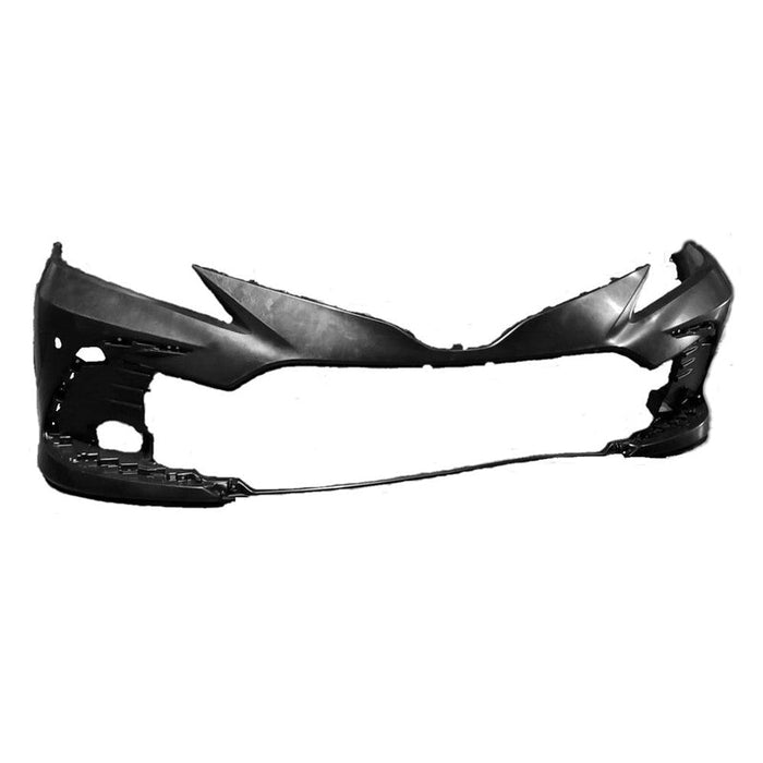 Toyota Camry CAPA Certified Front Bumper With Sensor Holes - TO1000467C