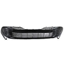 Toyota Camry Lower CAPA Certified Grille Glossy Black Bar Style Without Sensor L/LE - TO1036183C