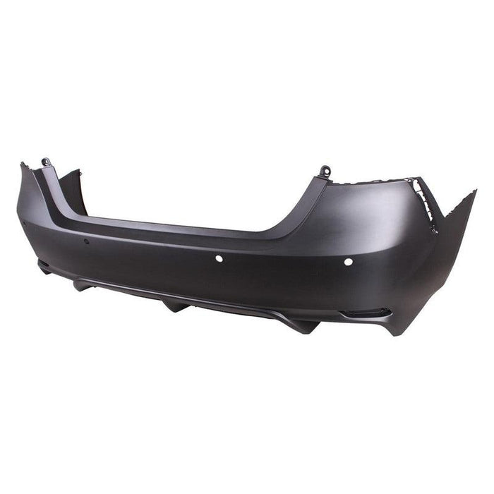 Toyota Camry XSE Non TRD CAPA Certified Rear Bumper With Sensor Holes - TO1100358C