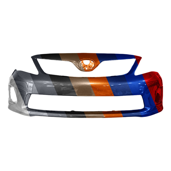 Toyota Corolla Base/L/CE/LE CAPA Certified Front Bumper For Canadian Built Models - TO1000372C