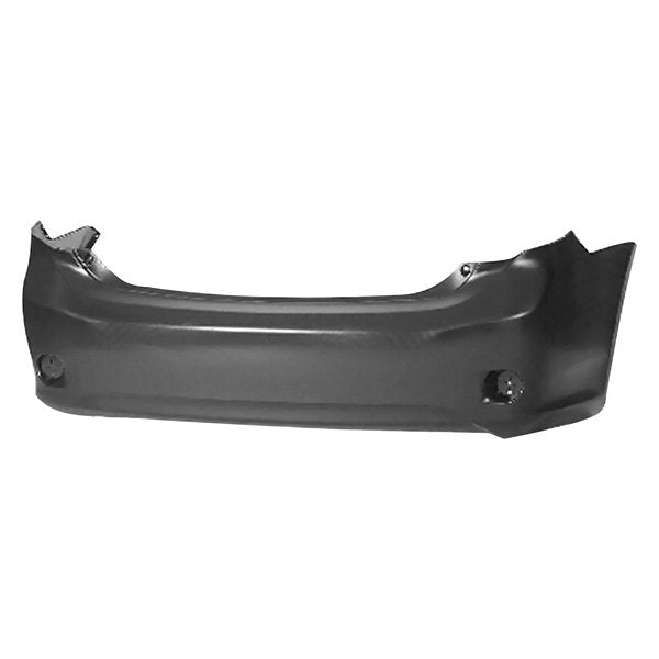 Toyota Corolla Sedan CAPA Certified Rear Bumper Without Spoiler Holes For Japan Manufactured Models - TO1100268C