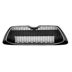 Toyota Corolla Sedan Lower CAPA Certified Grille Textured Black With Painted Silver Moulding XLE For North America Manufactured Models - TO1036205C