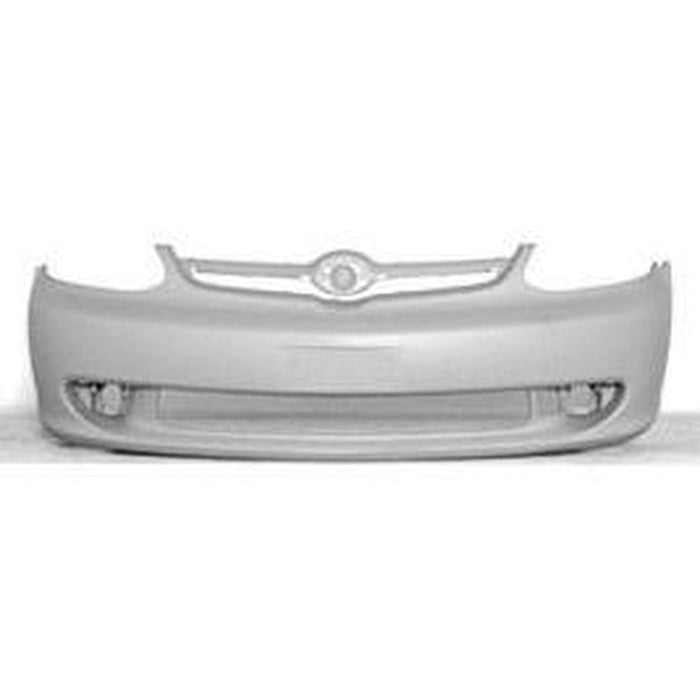 Toyota Echo CAPA Certified Front Bumper Without Spoiler Holes - TO1000253C