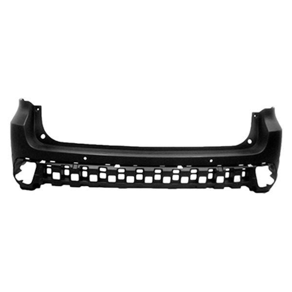 Toyota Highlander Base/Hybrid CAPA Certified Rear Upper Bumper With Sensor Holes - TO1114104C