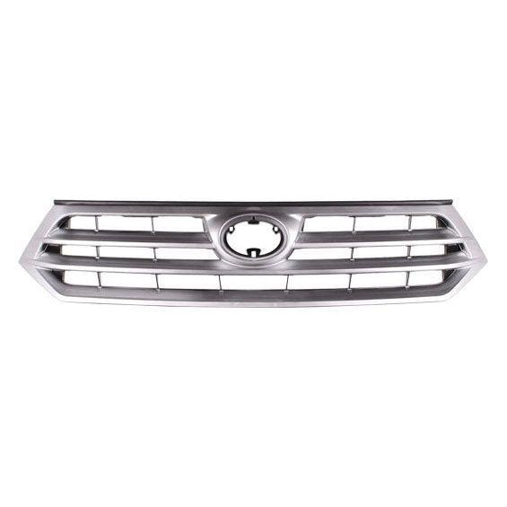 2011-2013 Toyota Highlander Grille Black - TO1200346-Partify-Painted-Replacement-Body-Parts