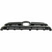 2017-2018 Toyota Highlander Grille Matte Black/Gray With Chrome Bars - TO1200427-Partify-Painted-Replacement-Body-Parts