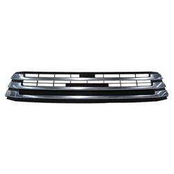 2017-2019 Toyota Highlander Lower Grille Chrome Without Around View - TO1036174-Partify-Painted-Replacement-Body-Parts