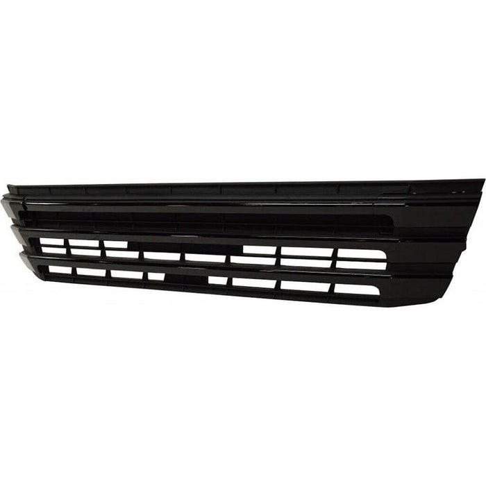 2017-2019 Toyota Highlander Lower Grille Matte Black With Black Moulding - TO1036172-Partify-Painted-Replacement-Body-Parts