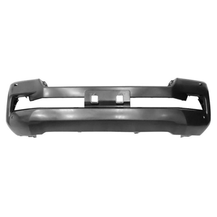 Toyota Land Cruiser CAPA Certified Front Bumper With Sensor Holes & With Headlight Washer Holes - TO1000420C