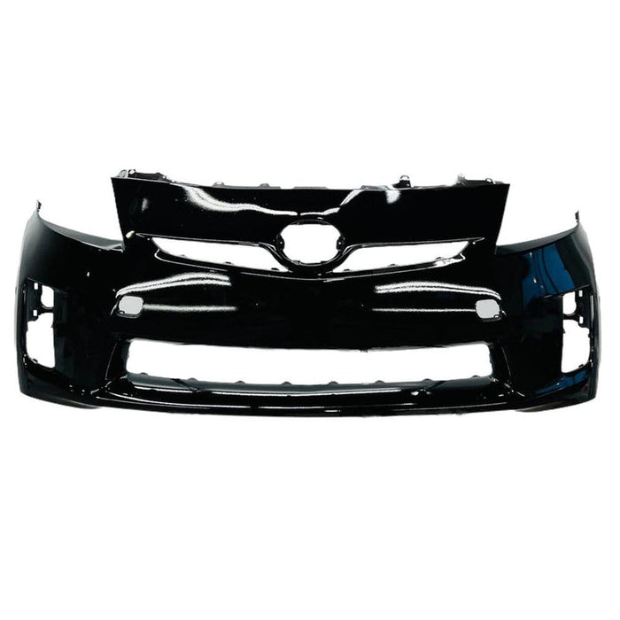 Toyota Prius OEM Front Bumper Without Headlight Washer Holes & With Sensor Holes - 5211947918